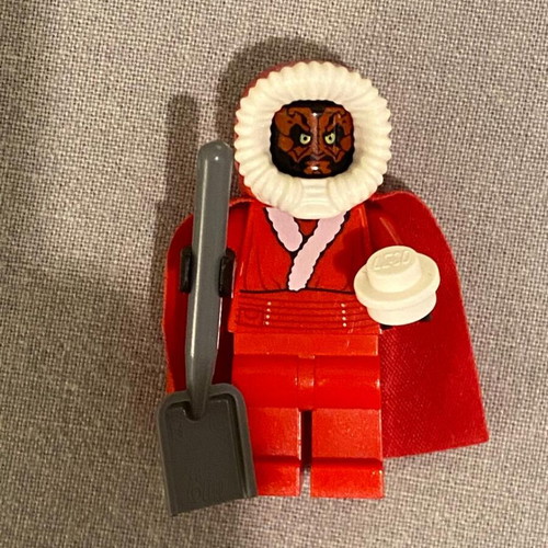 Lego Star Wars Santa Darth Maul figure used