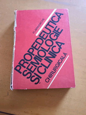 Propaedeutica Semiologie si Clinica Chirurgicala used medical book in Romanian