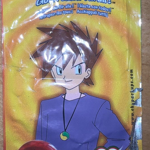 Pokemon Chupa Chups card and tazos pack 2002-2003
