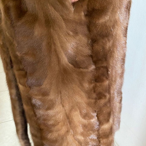 Vintage mink fur coat size S/M like new, brown