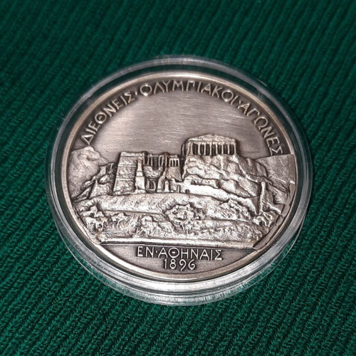 Olympic Games Athens Replica Medal 1896 Silver
