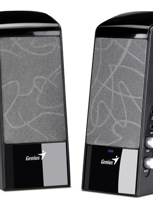 Genius SP-J200 5W stereo multimedia speakers used