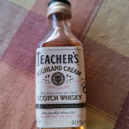 Teacher's Scotch Whisky 5cl collectible miniature used