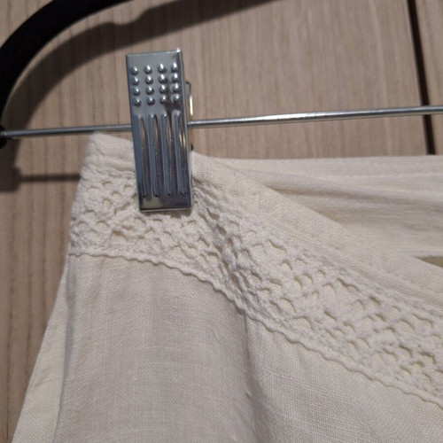Tempo white linen straight leg pants like new, size M