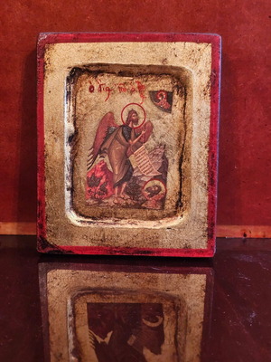 Religious icon used 11x13.5 cm