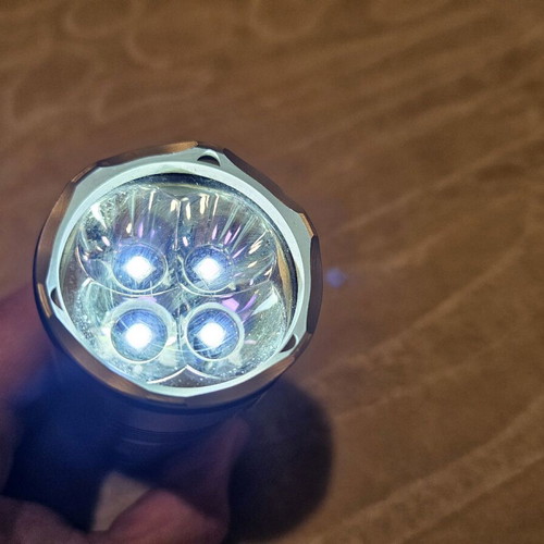 NITECORE Tiny Monster TM06S LED flashlight like new, 4000 Lumens
