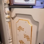 Antique buffet used with 7 drawers and 2 lockable cabinets
