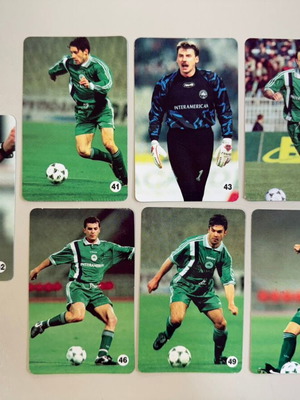 Panathinaikos Rainbow 1998-1999 Cards new, pack of 7