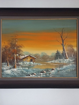 Painting like new, frame size 51×42 cm