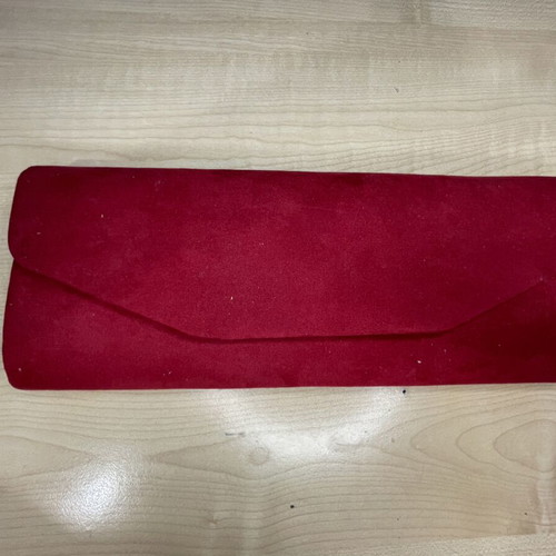 Velvet women's handbag H&M like new, red