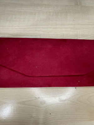 Velvet women's handbag H&M like new, red