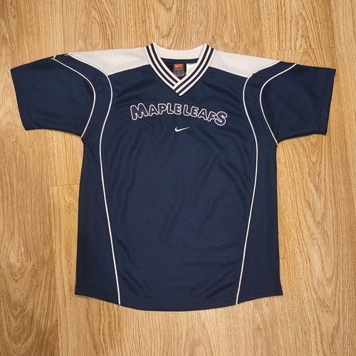 Vintage Nike Team Toronto Maple Leafs NHL mesh jersey youth large used
