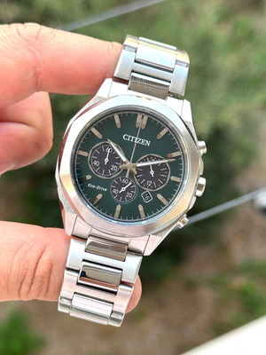 Νέος ανδρικός Citizen Eco-Drive χρονογράφος με ατσάλινο μπρασελέ