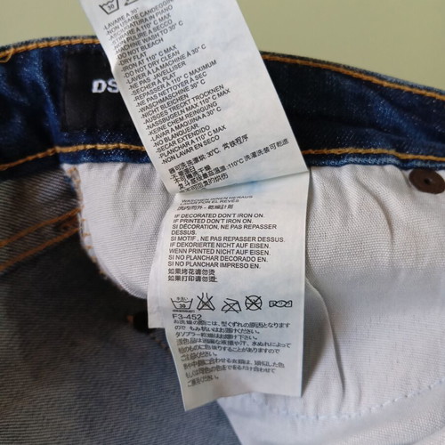 Dsquared2 denim shorts like new, size XS, blue
