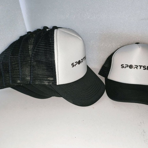 AGV trucker hats new, black and white, set of 9