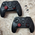 Wireless PC game controller, micro USB charging