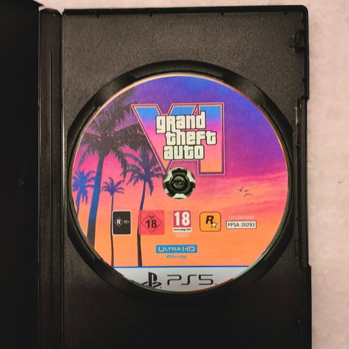 GTA VI Decorative Dummy Disc for PS5