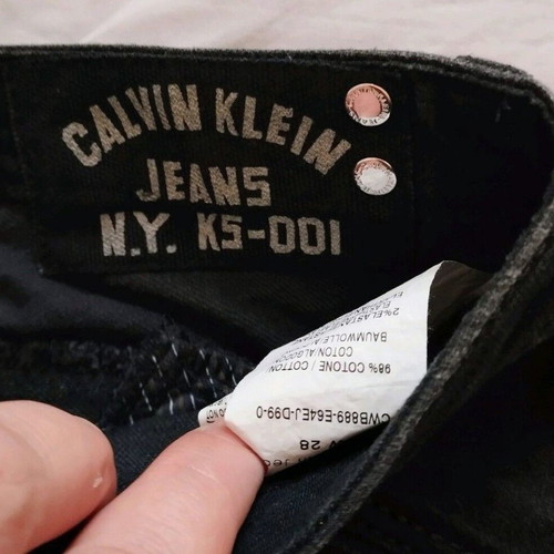 Calvin Klein Jeans black women's denim shorts like new, size S