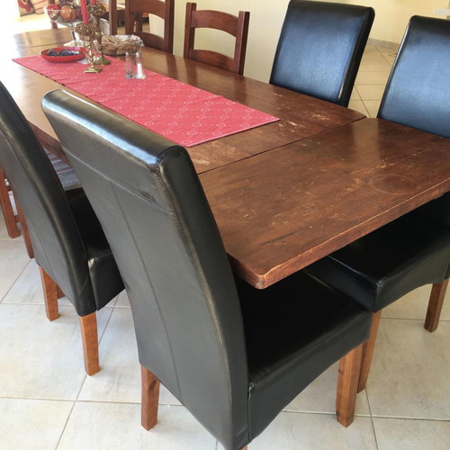 Dining chairs new, pack of 12, black leatherette