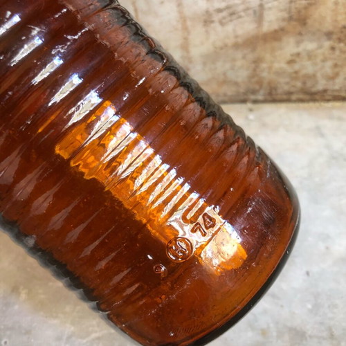 FANTA soda bottle one liter like new from 1974 with ASTIR cap