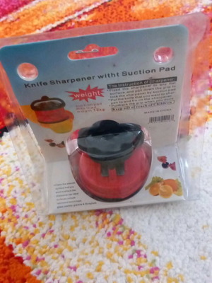 Knife sharpener new with suction base