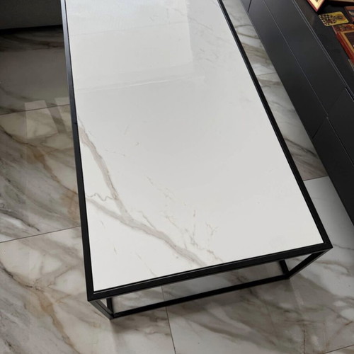 Aprica Rectangular Marble Coffee Table like new