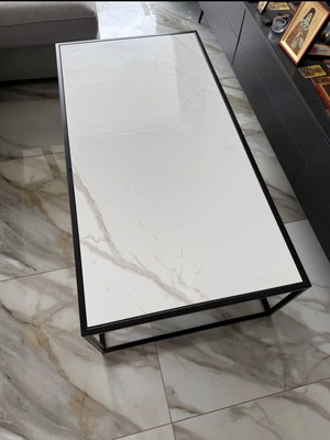 Aprica Rectangular Marble Coffee Table like new
