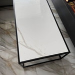 Aprica Rectangular Marble Coffee Table like new