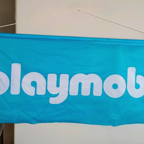 Playmobil banner like new from store display