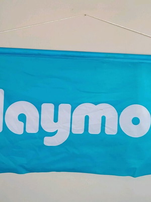 Playmobil banner like new from store display