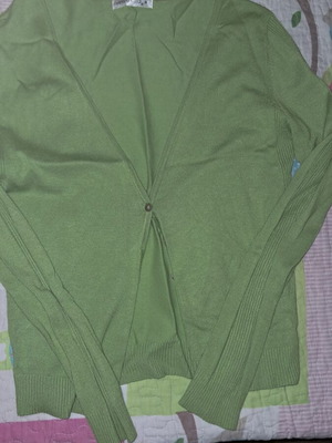 Celestino cardigan like new, soft fabric, size M, green