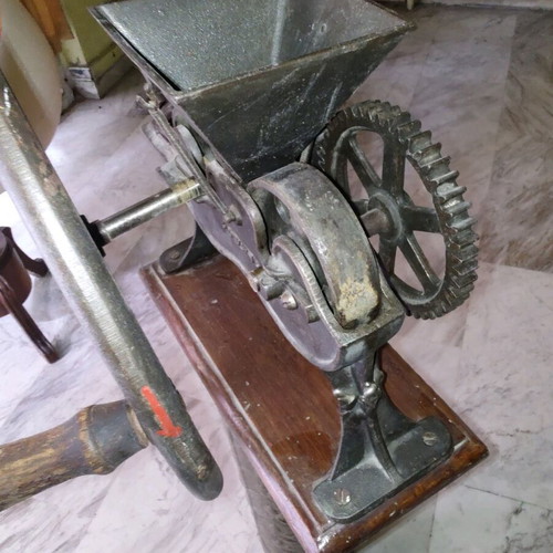 Three antique machines used, handmade custom creations