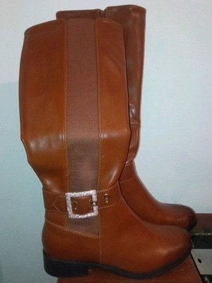 Tall boots new with decorative buckle size 44