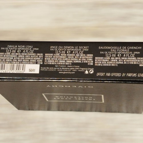 Givenchy Travel Spray Collection new gift set with 3 perfumes 12.5ml