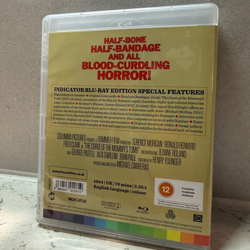 The Curse of the Mummys Tomb Blu-ray like new with English subtitles