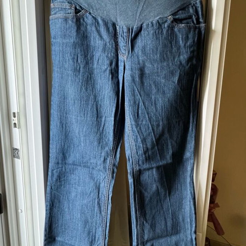 Benetton maternity pants like new, blue, size M