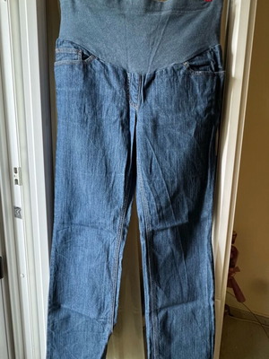 Benetton maternity pants like new, blue, size M