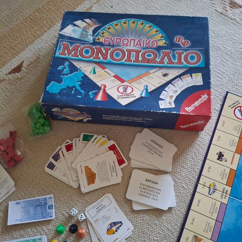 European Monopoly board game used by Remoundo