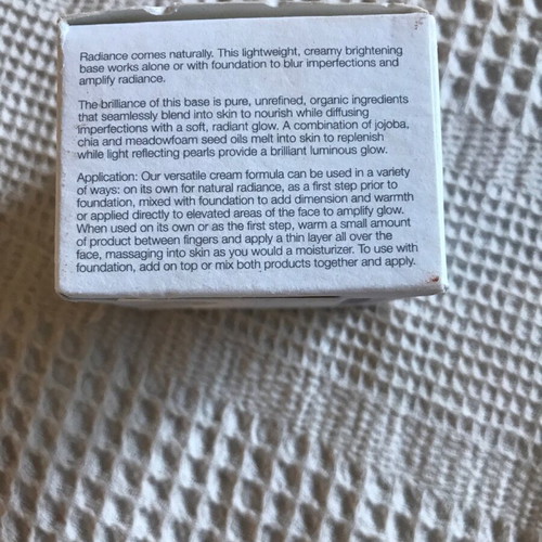 RMS makeup base with bronze glow like new