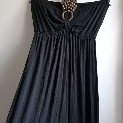 Attrattivo maxi dress one size black new