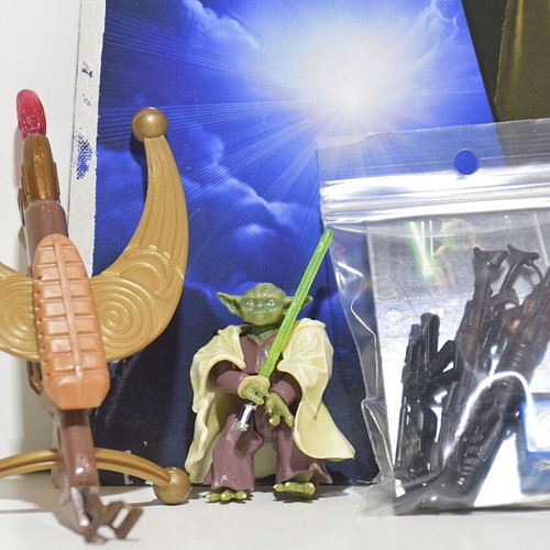Hasbro Star Wars Saga Legends Jedi Master Yoda figure used