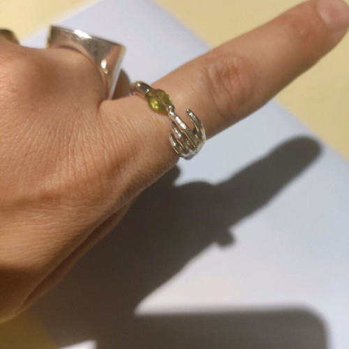 Silver handmade ring like new