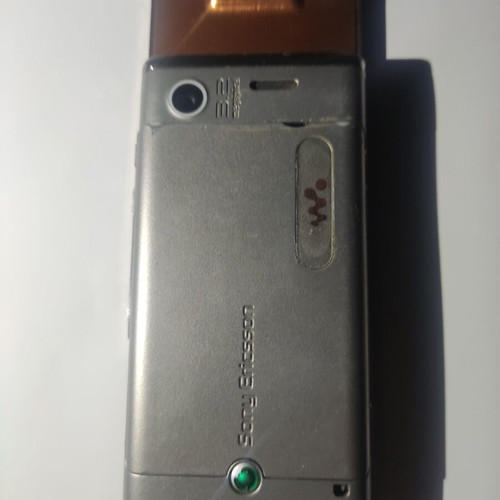 Sony Ericsson W595 slider phone, beige gold
