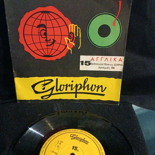 Cloriphone English 15 7" book and record used