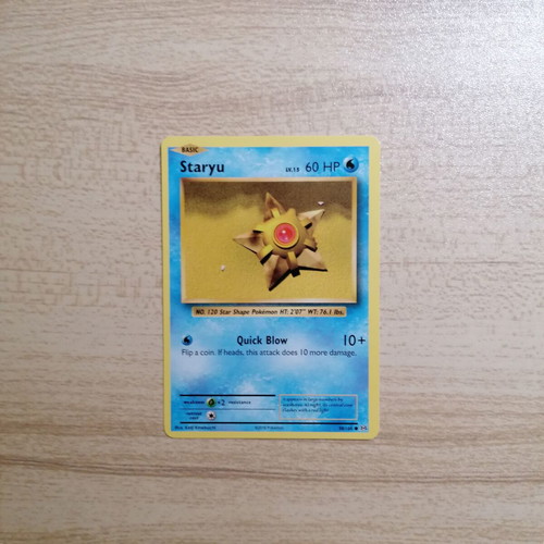 Pokémon Staryu Evolutions 2016 card new