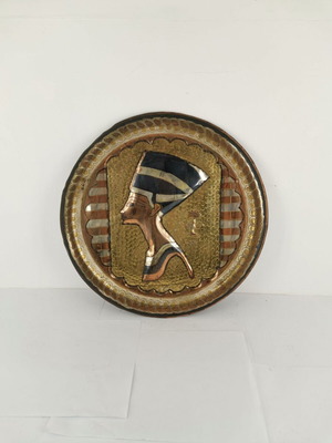 Copper wall plate used with Cleopatra design