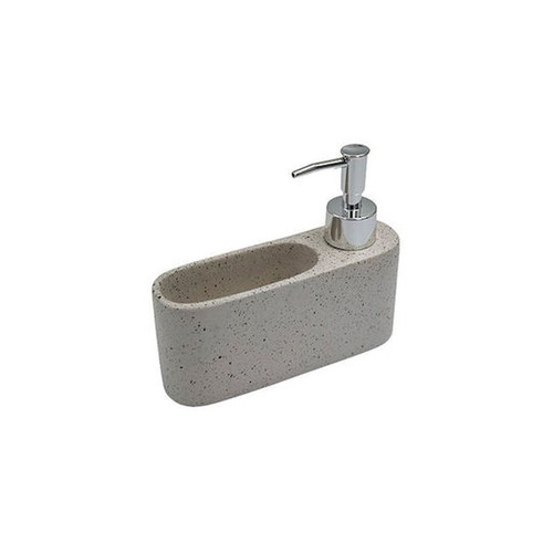 Ceramic dispenser with sponge holder beige E-1995 Sidirela new