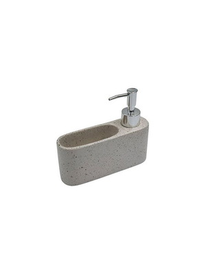 Ceramic dispenser with sponge holder beige E-1995 Sidirela new