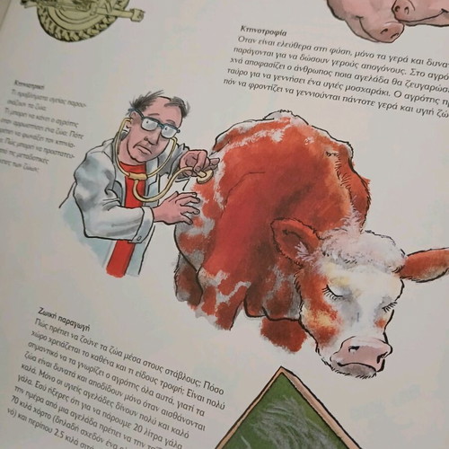 Educational children's book What I Know About the Farm like new