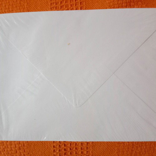 White envelopes 12.5 X 17.5
